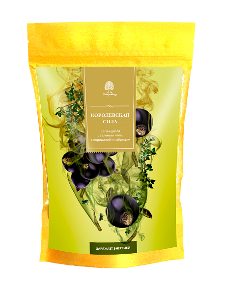 Чайный напиток Саган-дайля с зелёным чаем,смородиной и чабрецом, 50 гр  