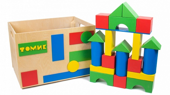 Тележка для напольного конструктора Томик