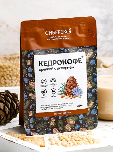 Кедрокофе с цикорием 250 гр 