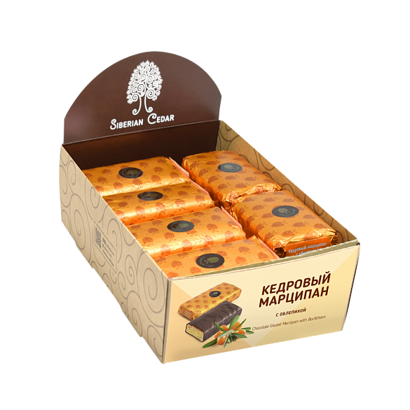 Кедровый марципан облепиха 720 гр шоу бокс