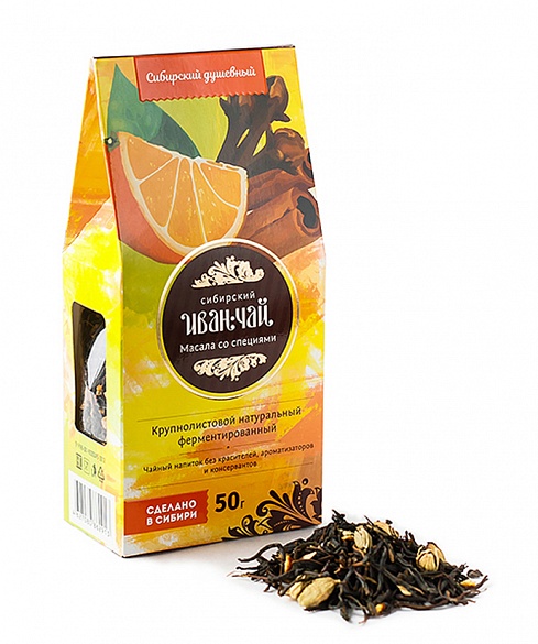 Сибирский Иван чай   "Масала" 50 гр картон упаковка