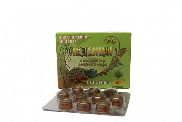 Леденцы с экстрактом зеленого кофе