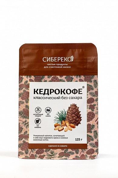 Кедрокофе Классический 125 гр пакет Apic