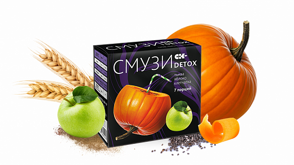 "СМУЗИ СК" "DETOX" тыква и яблоко