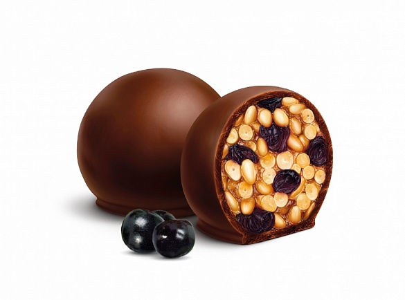 Кедровый грильяж с черёмухой  1000 гр Вкусно 