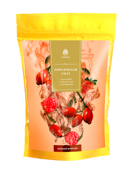 Чайный напиток Саган-дайля с чёрным чаем и шиповником, 50 гр  