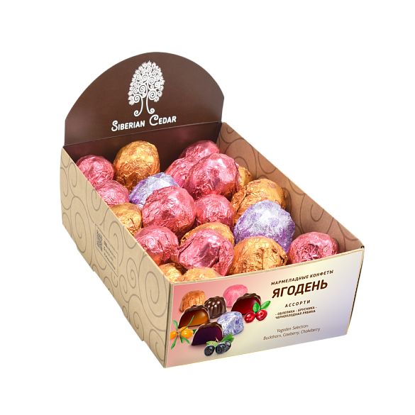 Мармелад Ягодень в шоу боксе  540 гр