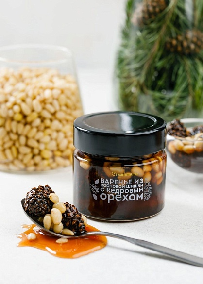 Сибирское варенье с кедровым орехом , 100 гр 