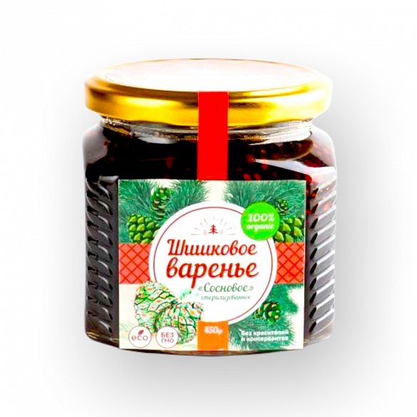 Варенье из сосновых шишек Солнечная Сибирь 450 гр.