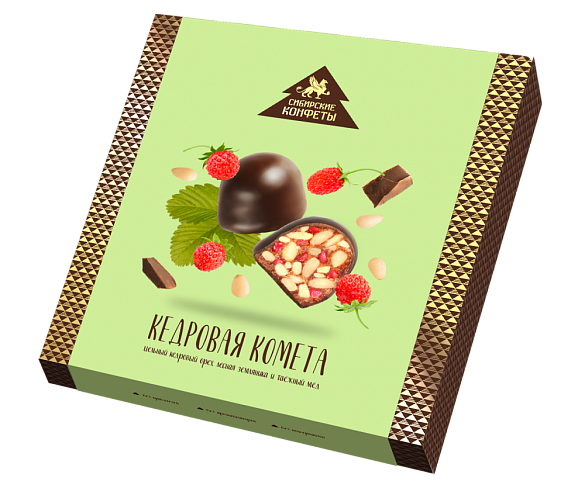 Кедровая комета с земляникой  120 гр 
