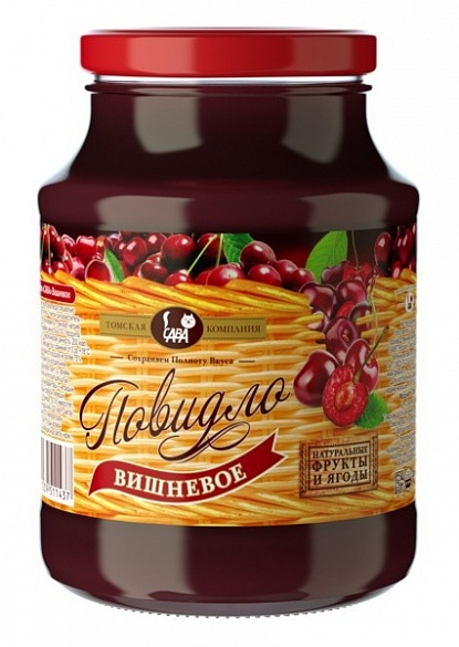 Повидло вишня 0,61 кг