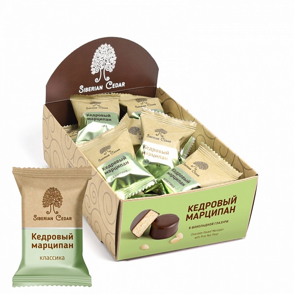 Кедровый марципан 600 гр шоу бокс