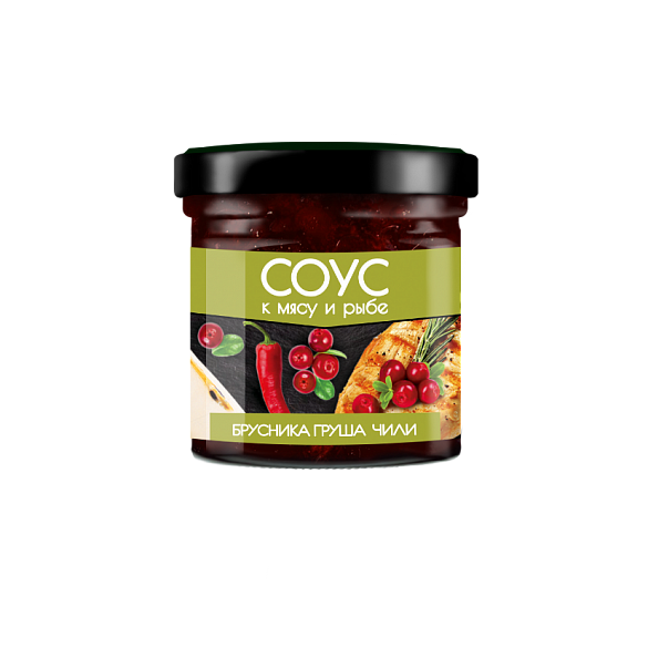 Соус брусничный с грушей и чили 