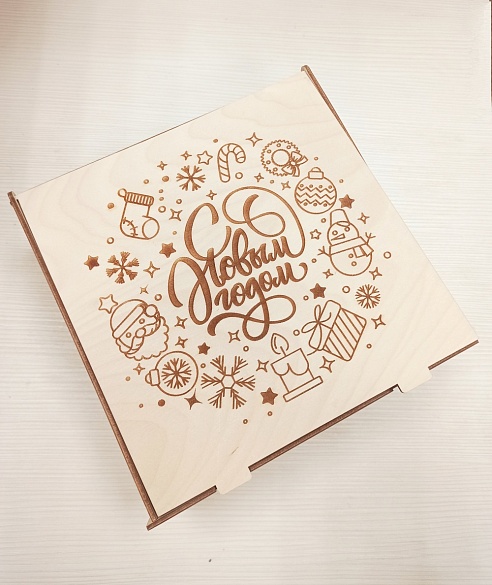 Подарочный набор С новым годом сундучок