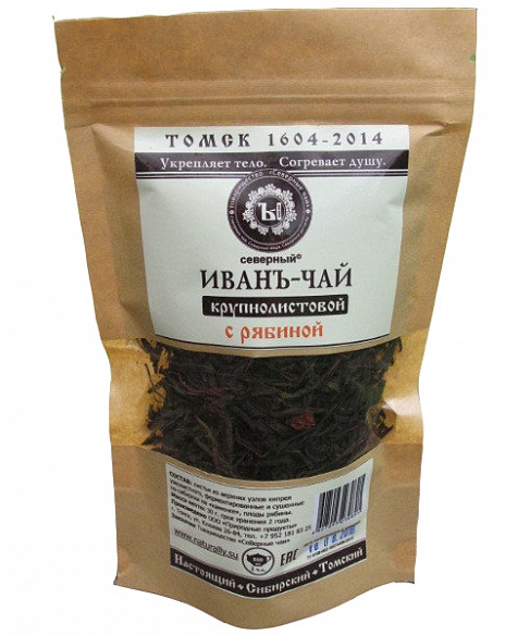 Напиток чайный «Иван-чай Крупнолистовой», рябина